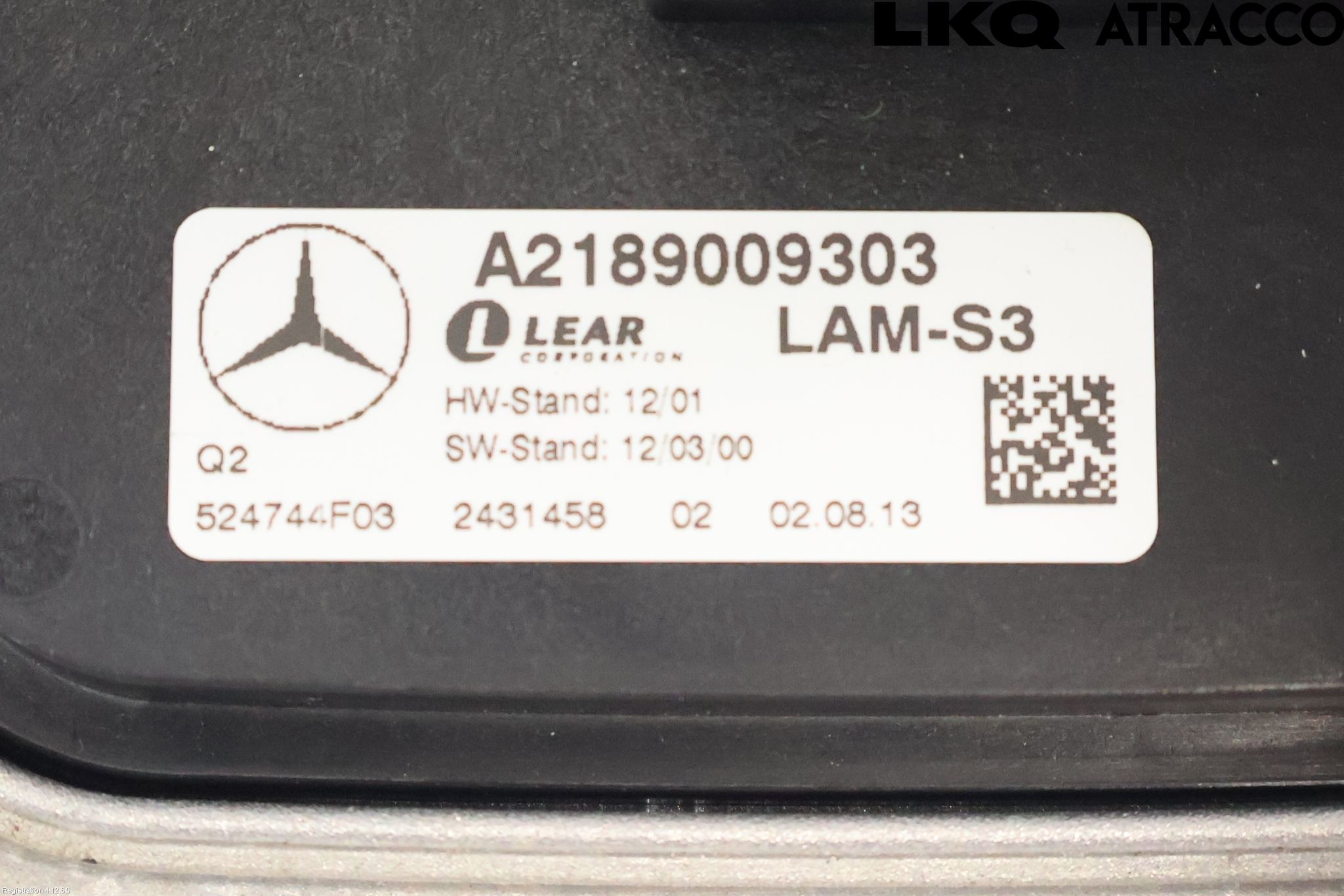 Mercedes-Benz MB A-KLASS (W176) 13-18 Styrenhet Strålkastare