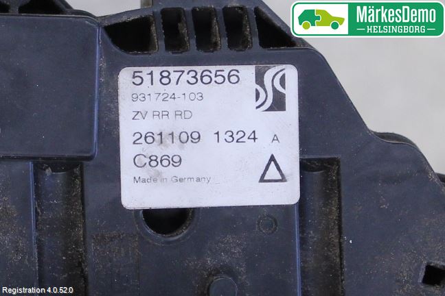 Fiat PUNTO EVO 10-12 Centrallåsmotor Höger