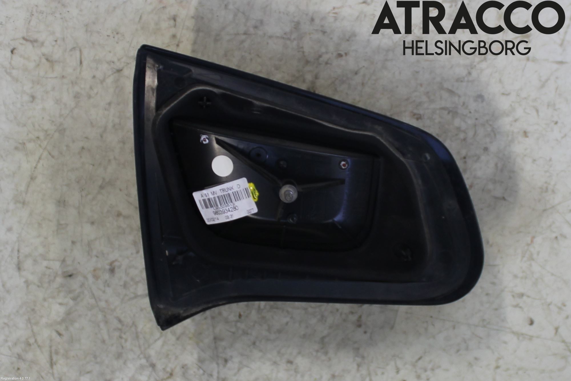 Citroen C3 10-17 Bakljus Lucka Hö