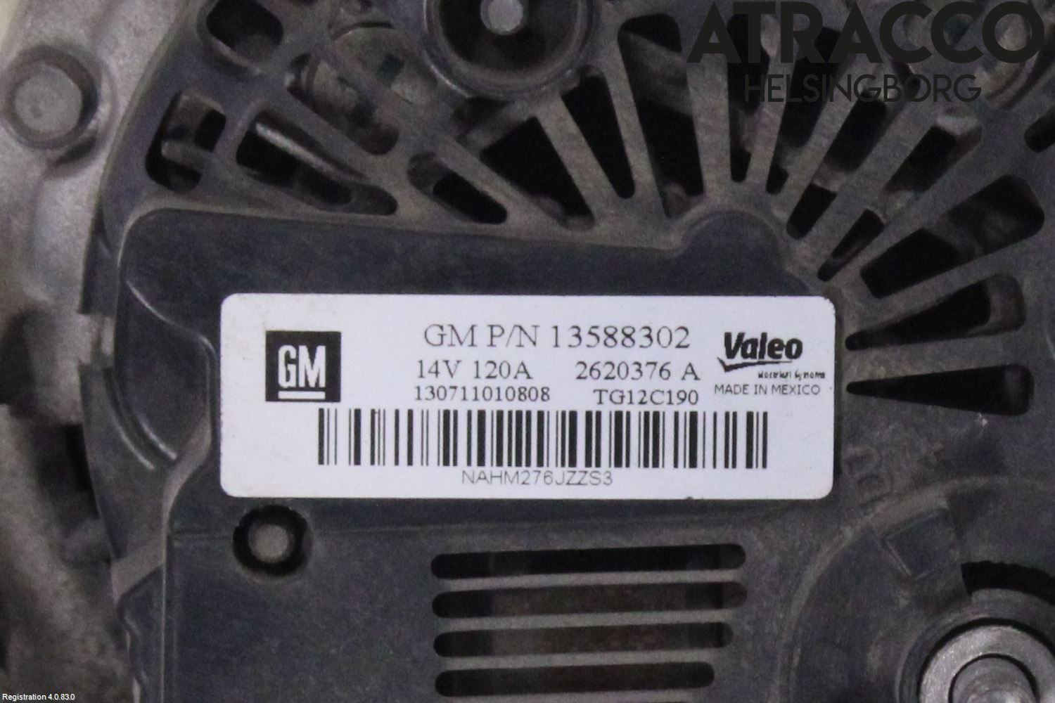 Opel ASTRA J 10-15 Generator