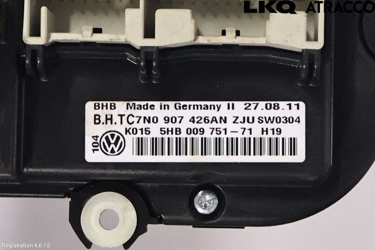 Volkswagen VW GOLF VI 09-13 Ac Styrenhet Ac Manöveren