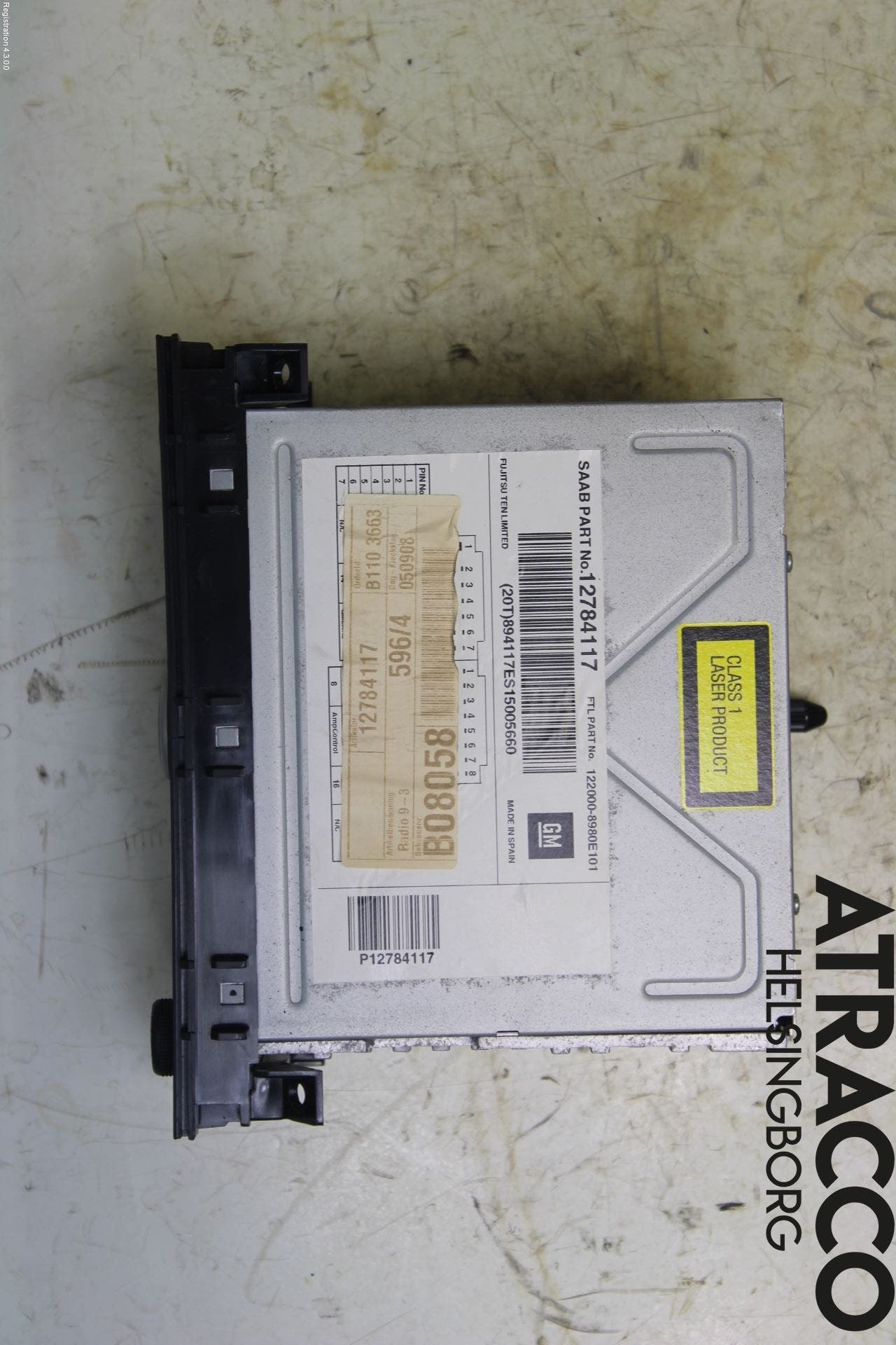 Saab 9-3 VER2/VER3 08-15 Cd Radio - Multimediapanel