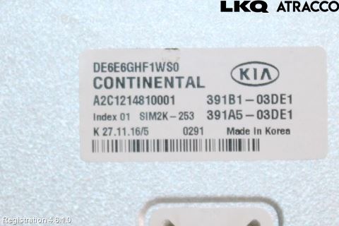 Kia NIRO (DE) 17-22 Styrenhet Insprut Bensin