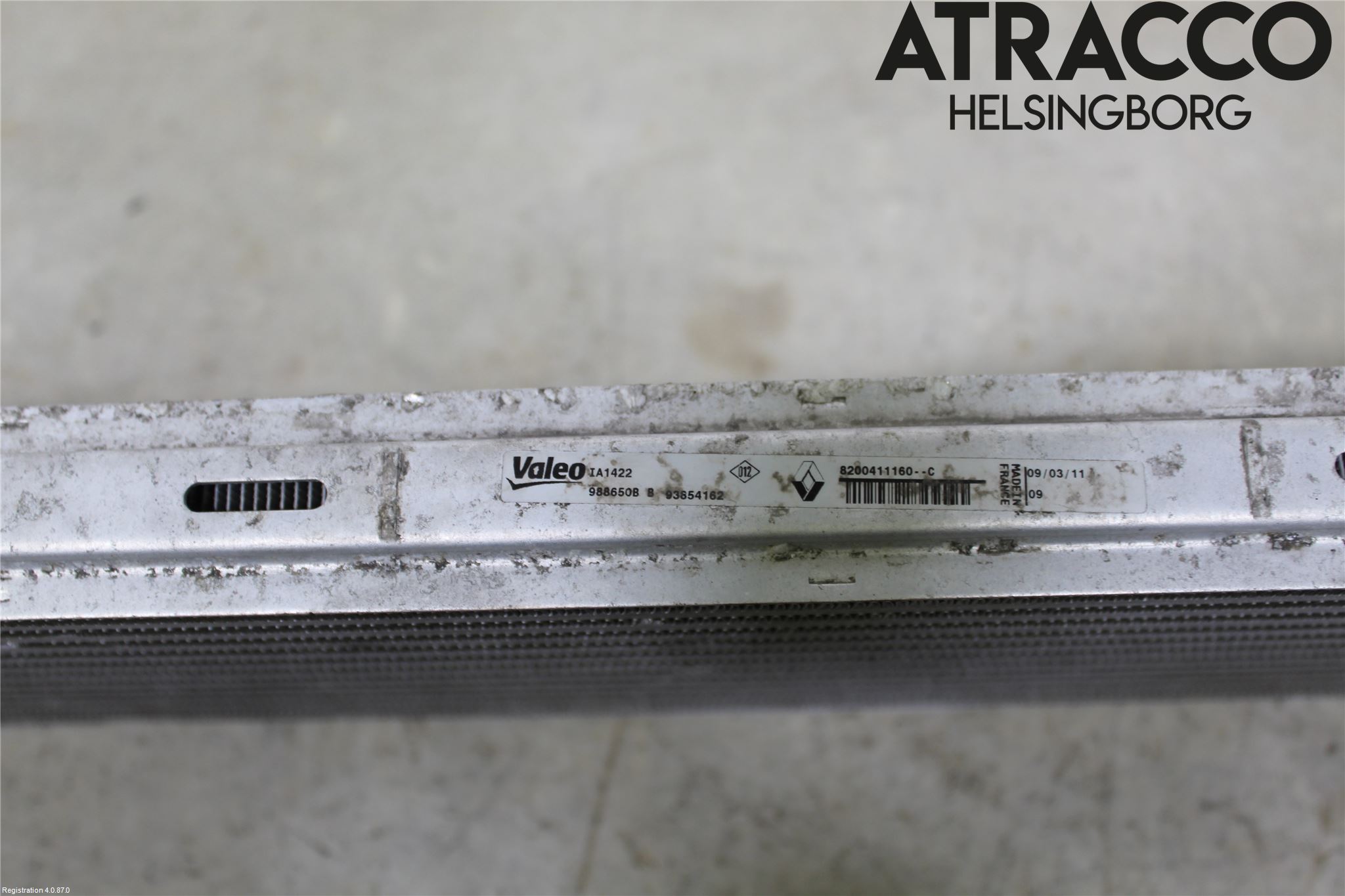 Opel VIVARO 01-14 Laddluft-Intercooler Kyl