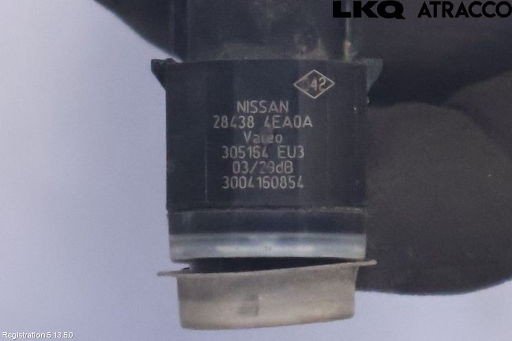 Nissan QASHQAI 14-17 Parkeringshjälp Backsensor