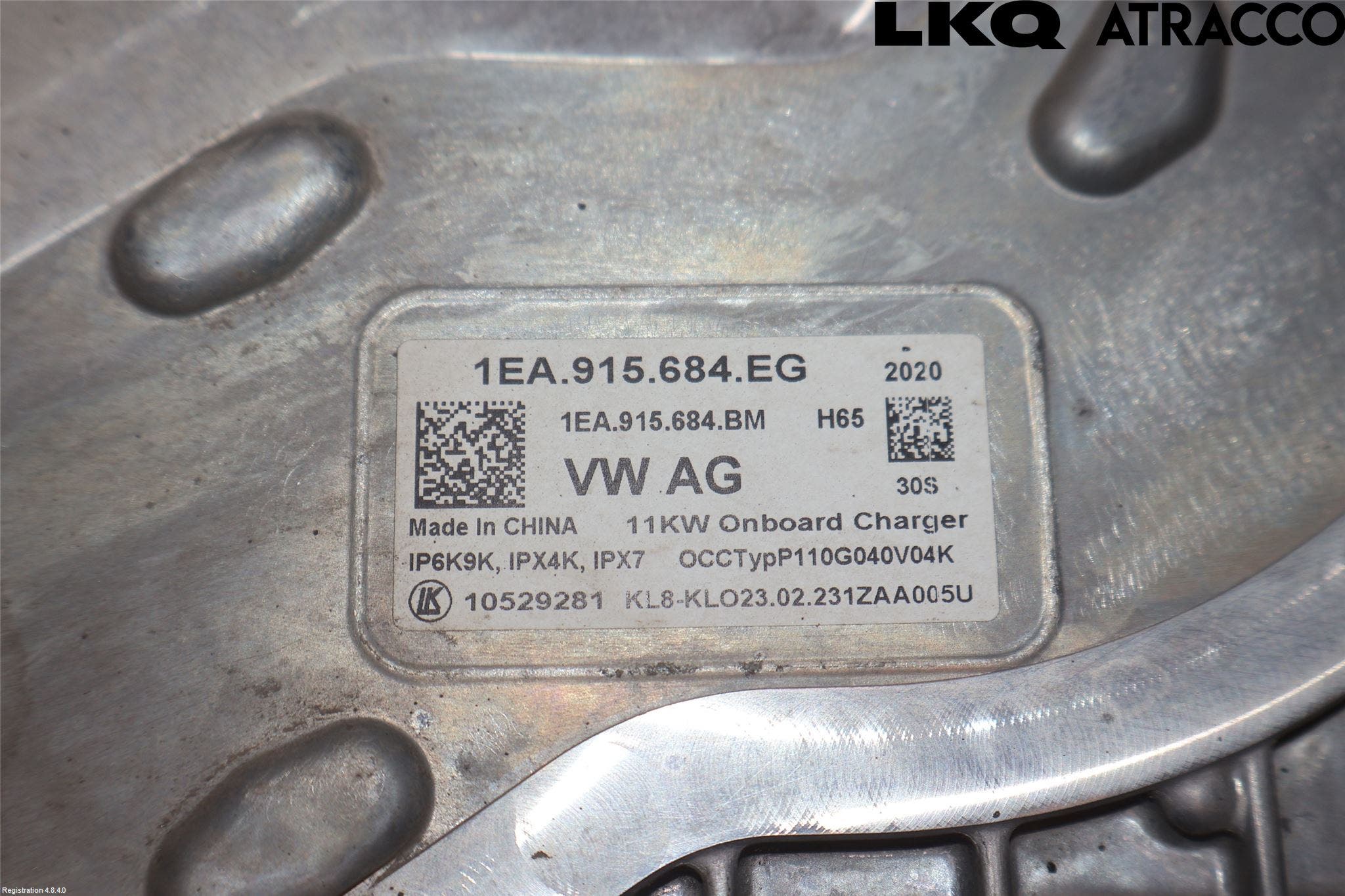 Volkswagen VW ID.3 21- Batteriladdare Högspänning