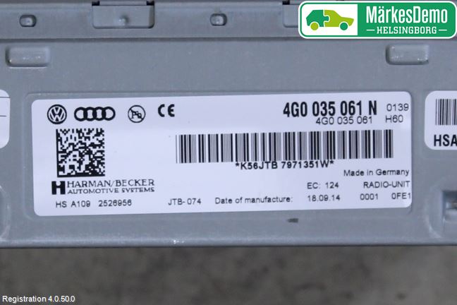 Audi A5 07-16 Radio