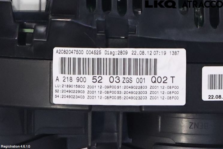 Mercedes-Benz MB CLS (C218/X218) 11-17 Instrument Komb