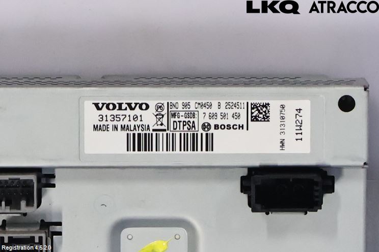 Volvo V70 08-13 Multifunktionsdisplay