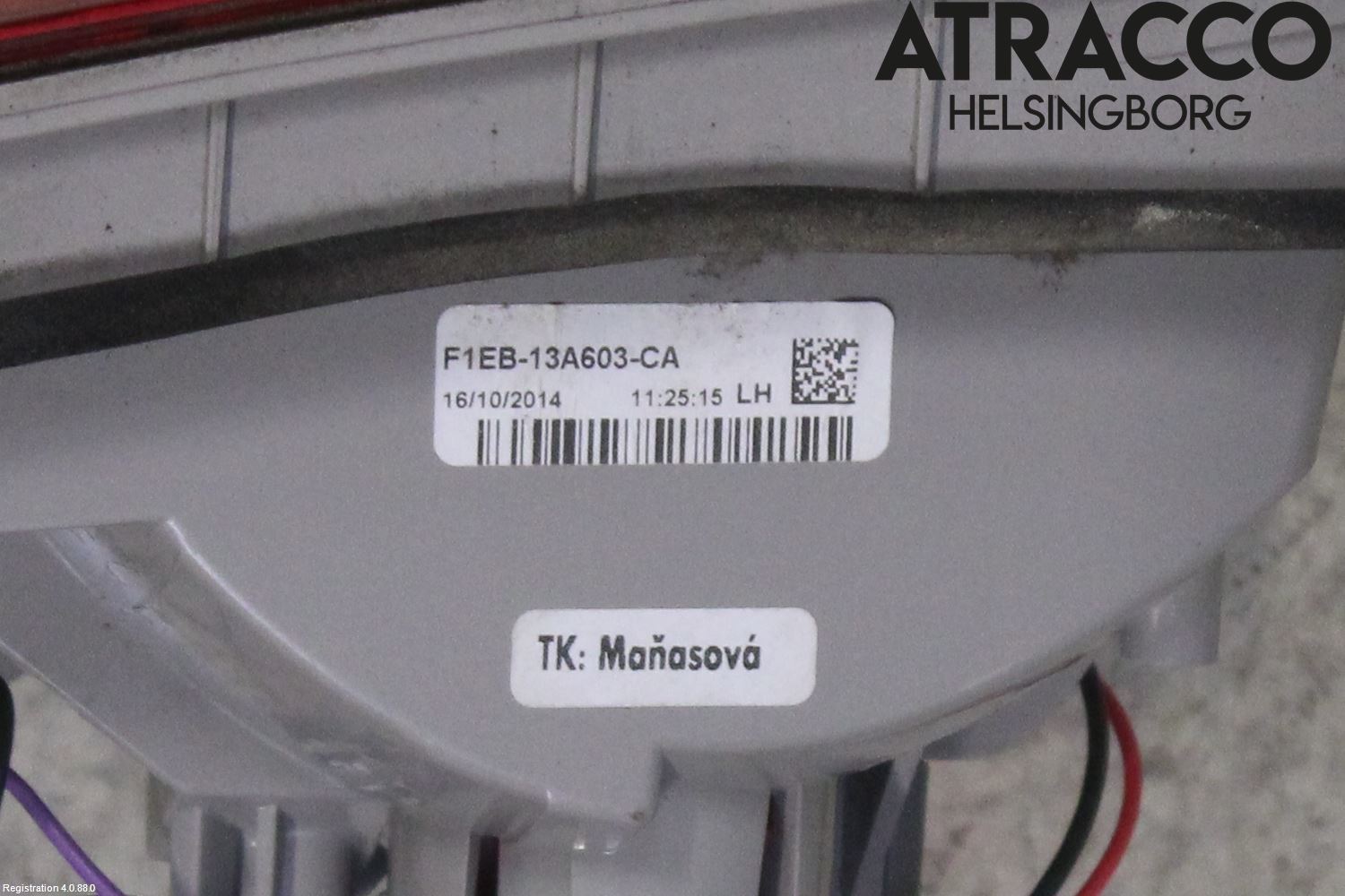 Ford FOCUS 15-18 Bakljus Lucka Vä