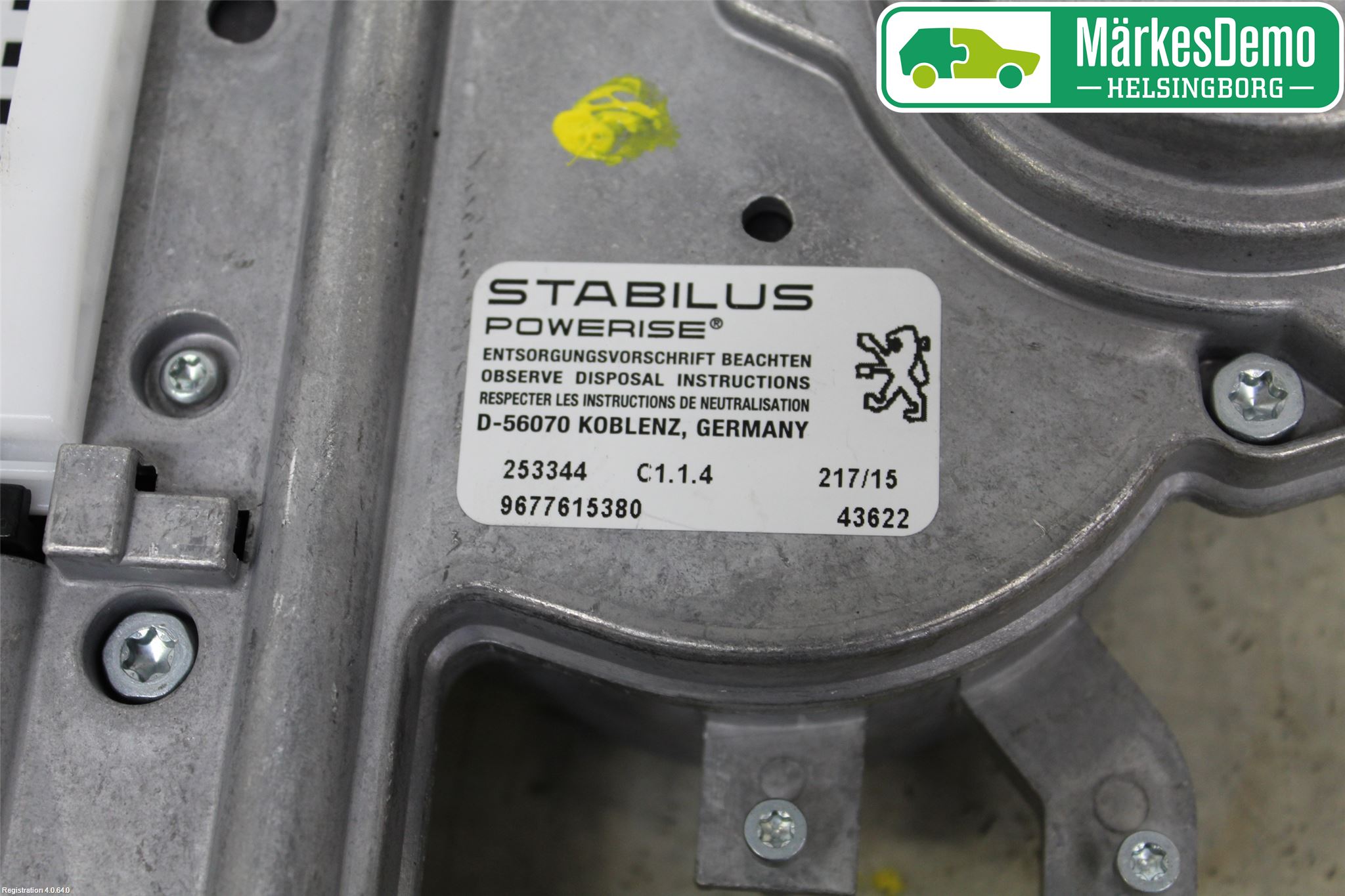 Peugeot 508 11-18 Bakluckeöppnare Automatisk