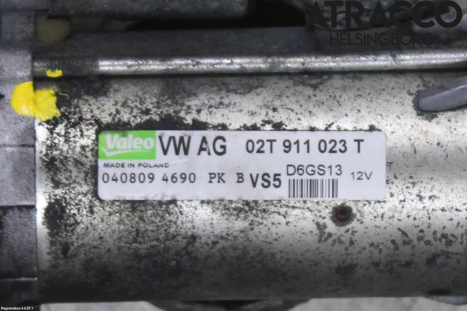 Volkswagen VW GOLF PLUS/CROSS GOLF 04-14 Startmotor