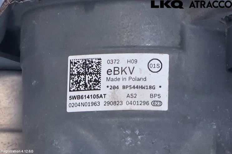 Volkswagen VW GOLF / E-GOLF VIII 20- Bromsservo