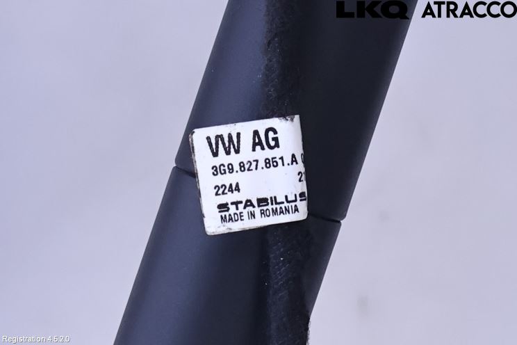 Volkswagen VW PASSAT 15-19 Bakluckeöppnare Automatisk