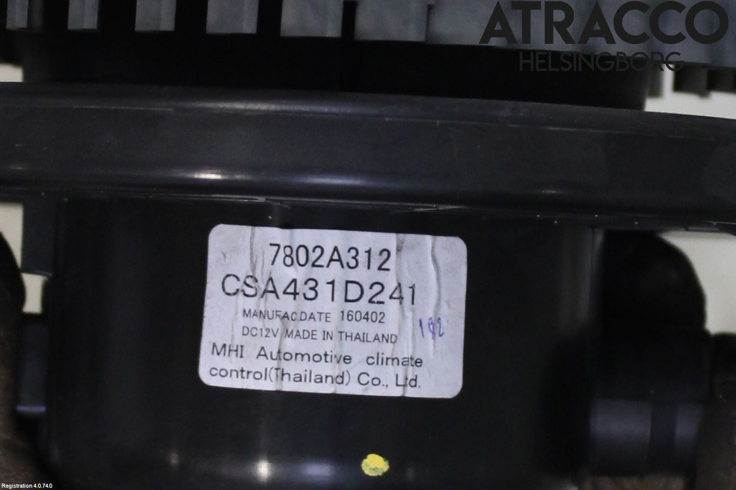 Mitsubishi L200 16-23 Värmefläkt