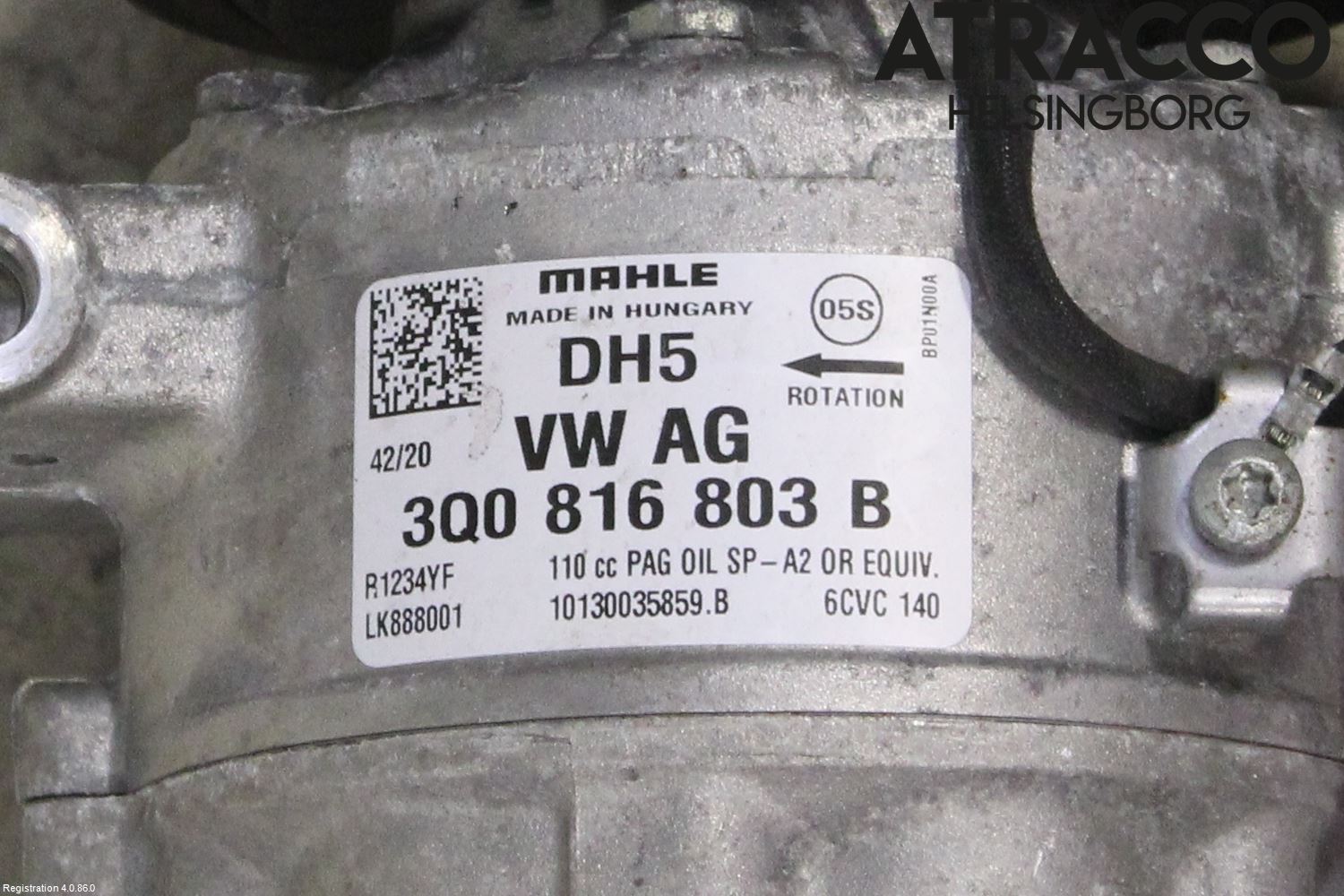 Volkswagen VW TOURAN 16- Ac Kompressor