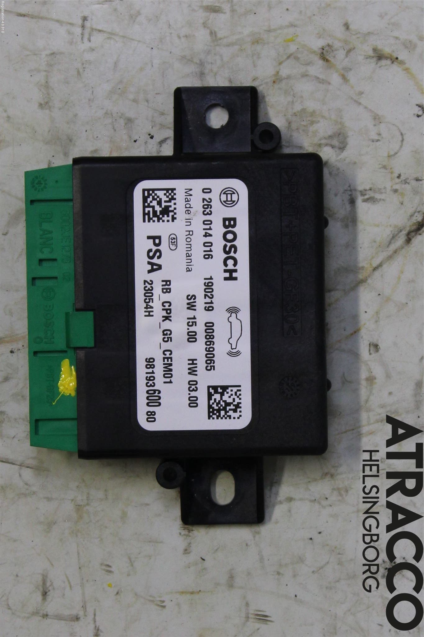 Citroen JUMPY/E-JUMPY 16- Styrenhet Parkeringshjälp