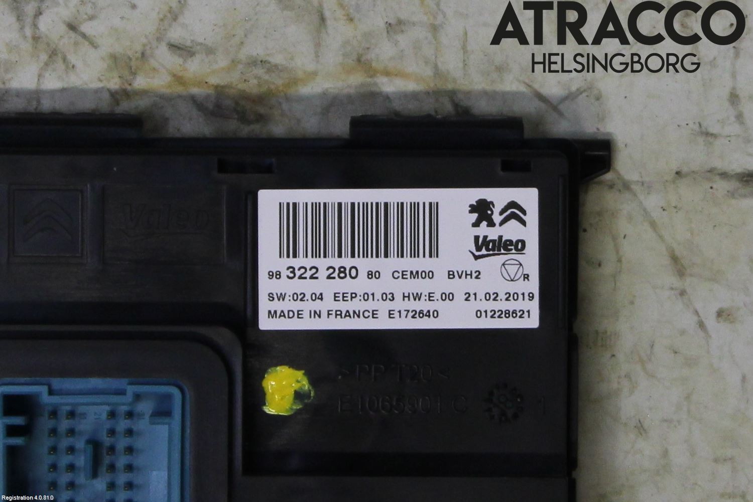 Citroen JUMPY/E-JUMPY 16- Styrenhet CupEvärme