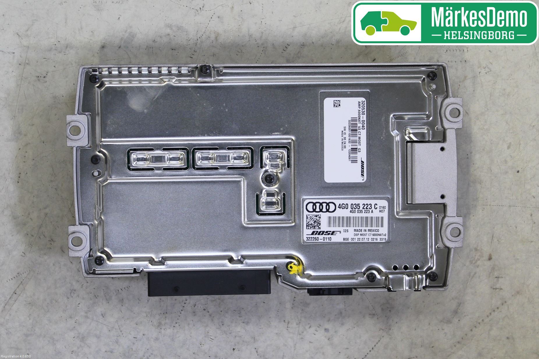 Audi A7/S7 4G 11-17 Radio-Stereo Förstärkare