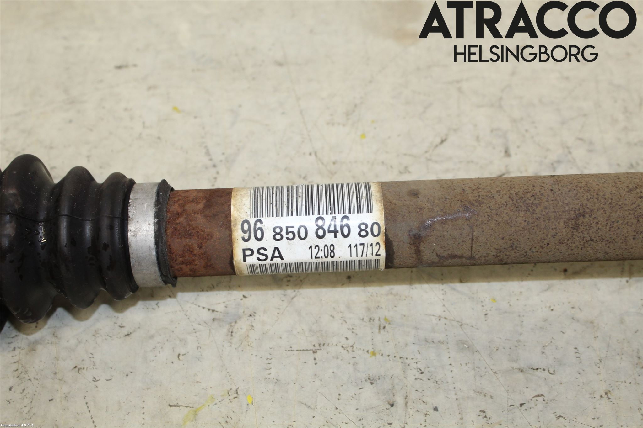 Peugeot 3008 09-16 Drivaxel Fram Höger