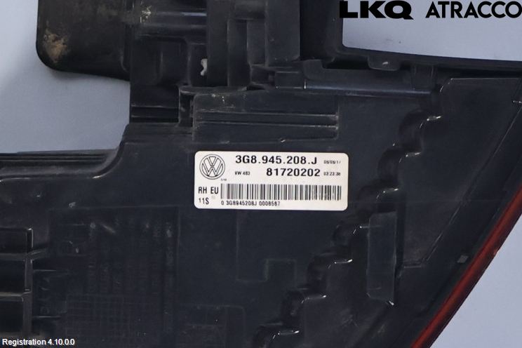 Volkswagen VW ARTEON 17- Bakljus Höger