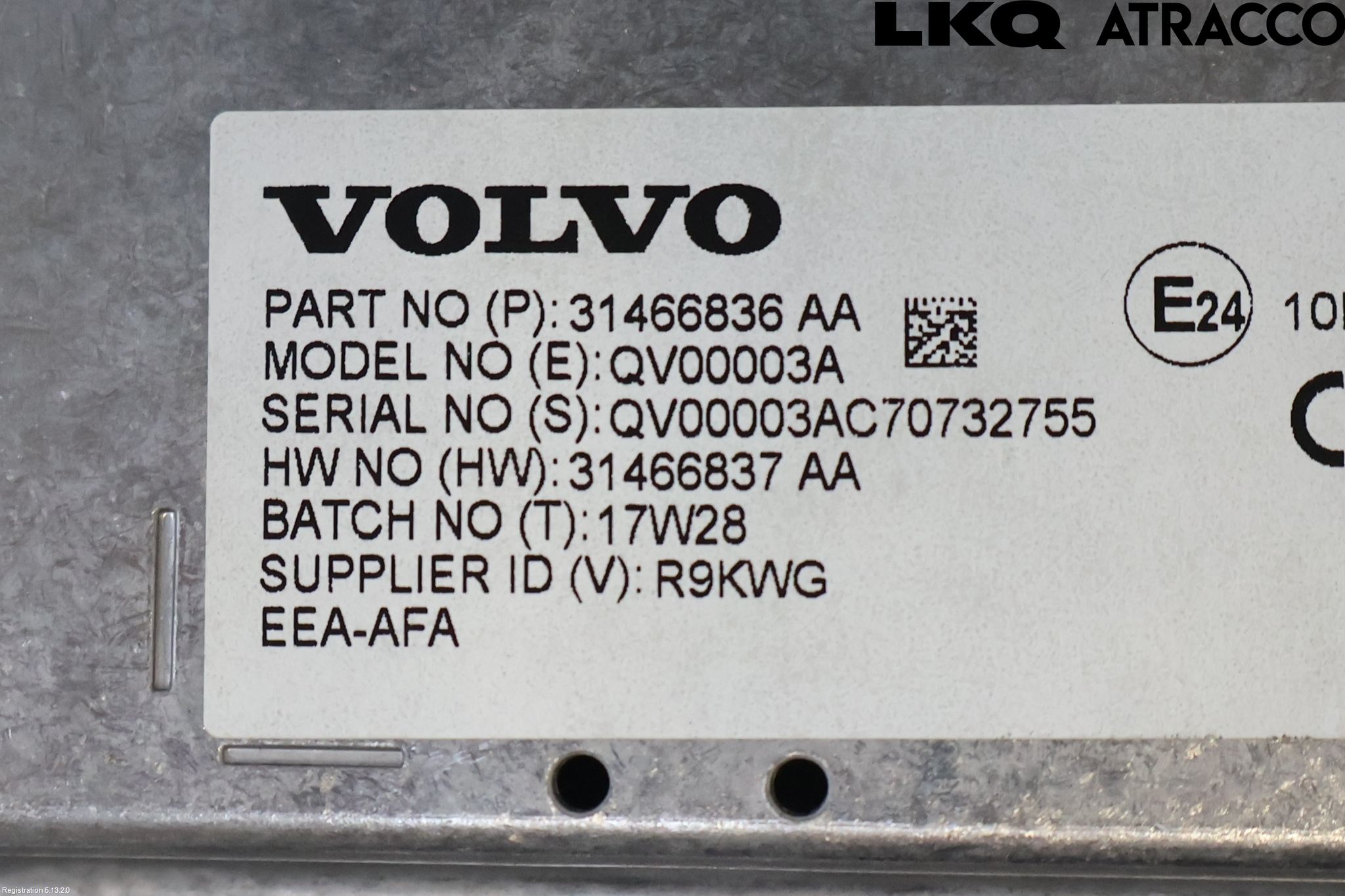 Volvo V90 17->> Multifunktionsdisplay