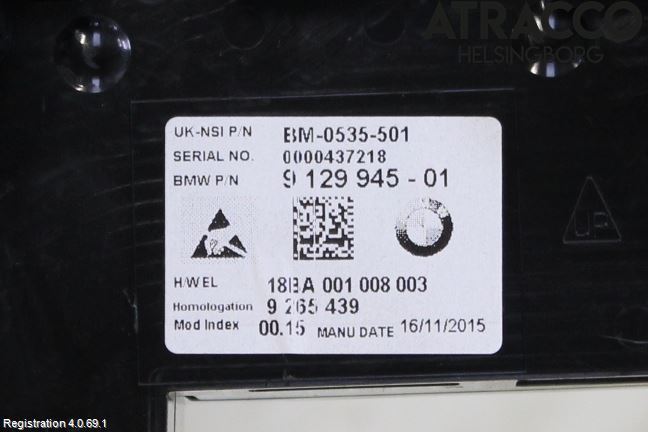 Mini ONE/COOPER 3DR F56 14-24 Instrument Komb