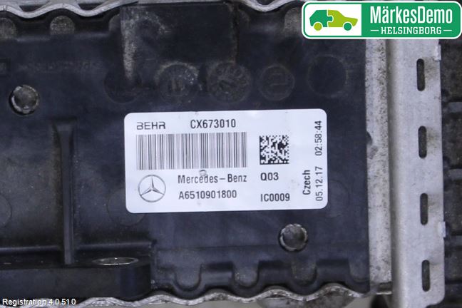 Mercedes-Benz MB GLC-KLASS (X253/C253) 15-22 Laddluft-Intercooler Kyl