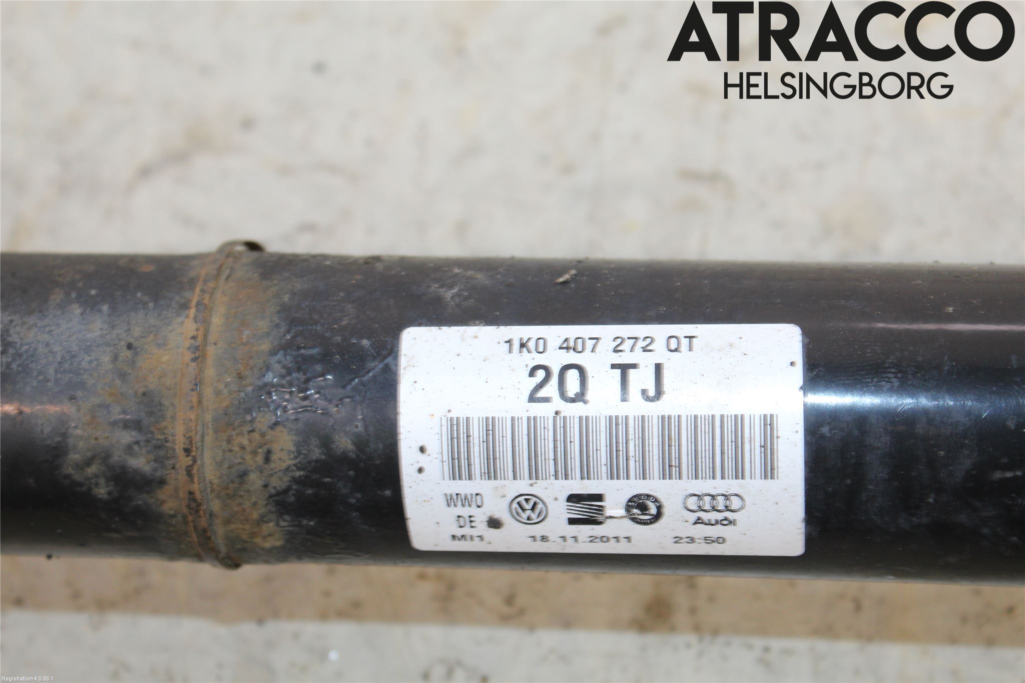 Audi A3/S3 05-13 Drivaxel Fram Höger