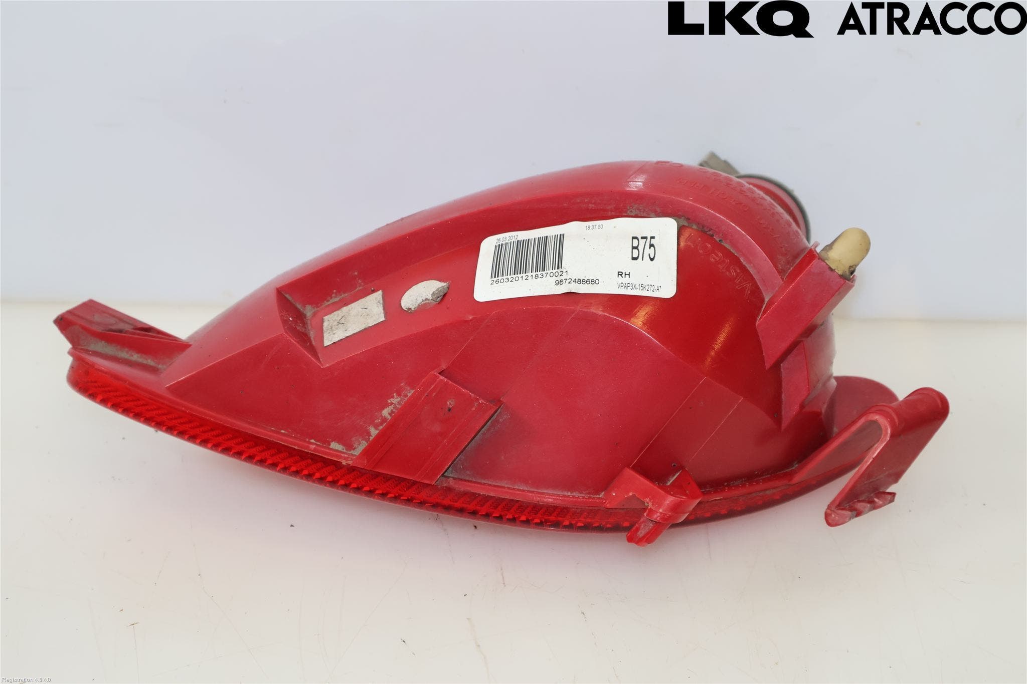 Citroen DS4 Dimljus/Reflex Bak