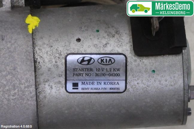 Hyundai KONA/ELECTRIC OS 18-23 Startmotor