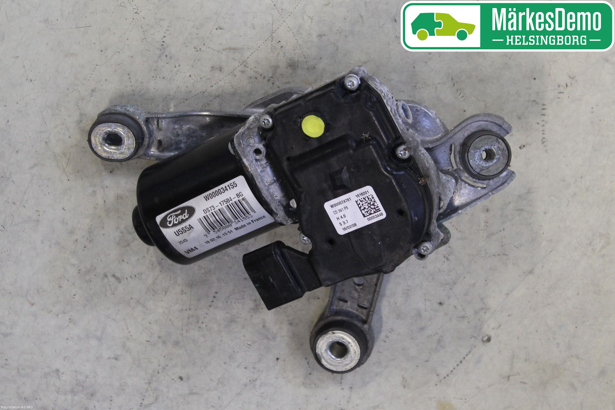 Ford MONDEO 15-22 Torkarmotor Vindruta