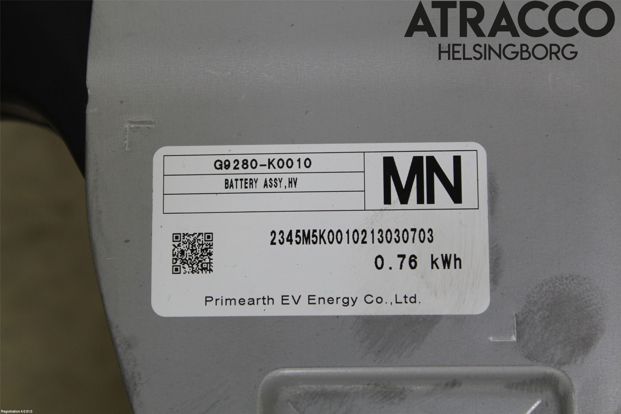 Toyota YARIS XP21 20- Batteri Högspänning