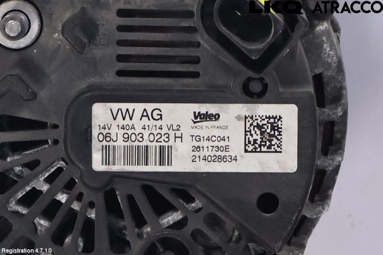 Volkswagen VW GOLF / E-GOLF VII 13-20 Generator
