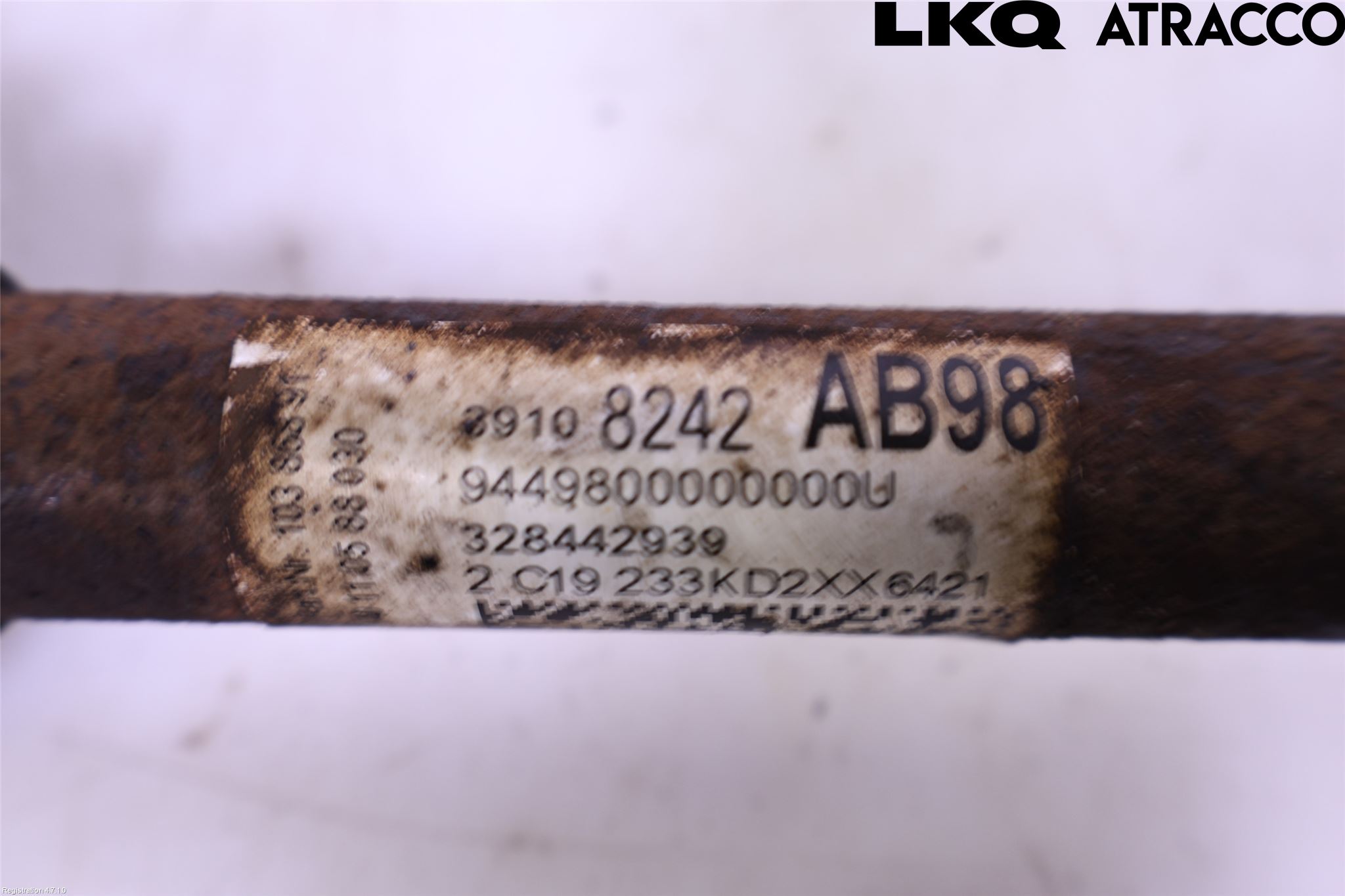 Opel ASTRA K 16-22 Drivaxel Fram Vänster