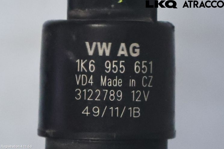 Volkswagen VW UP! / E-UP! Spolarpump Vindruta