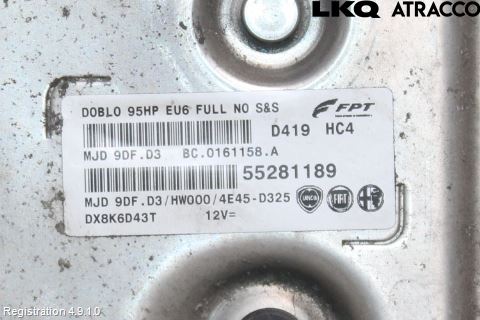 Fiat DOBLO CARGO Styrenhet Inspump Diesel