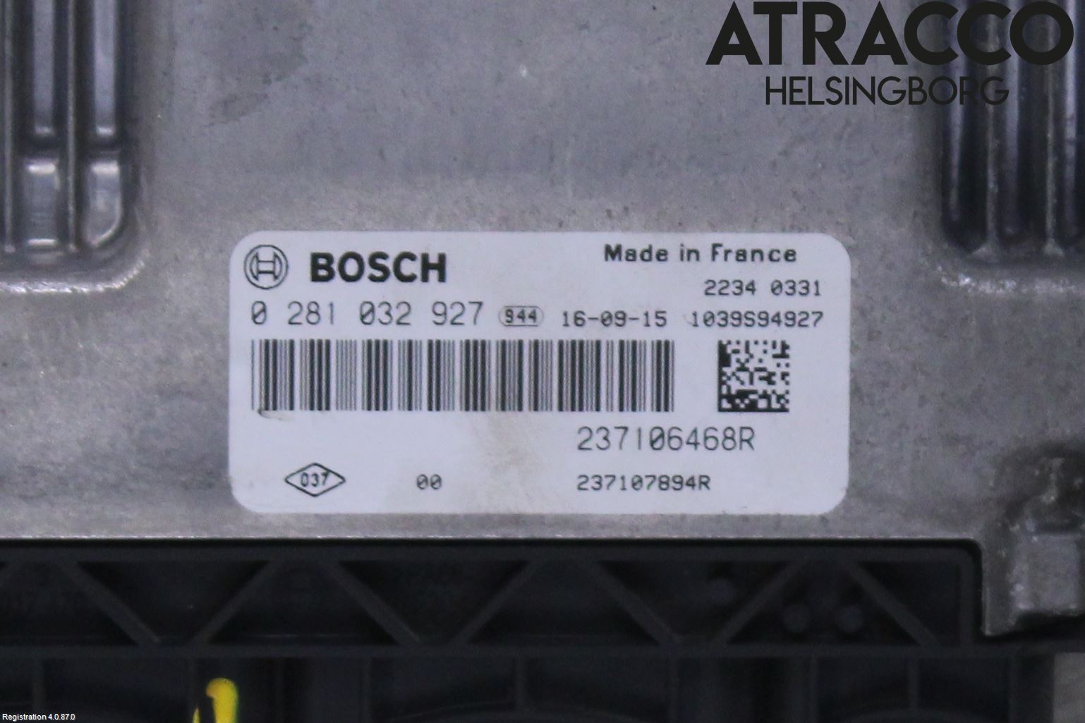 Renault TALISMAN 16-20 Styrenhet Inspump Diesel