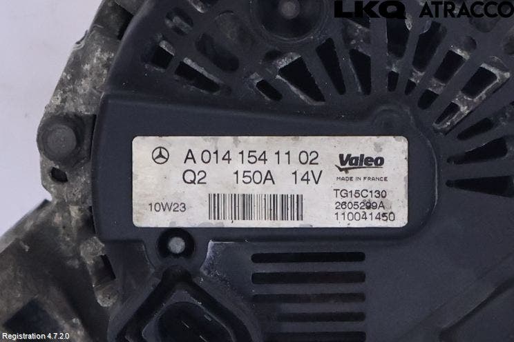 Mercedes-Benz MB C-KLASS (W204) 07-15 Generator