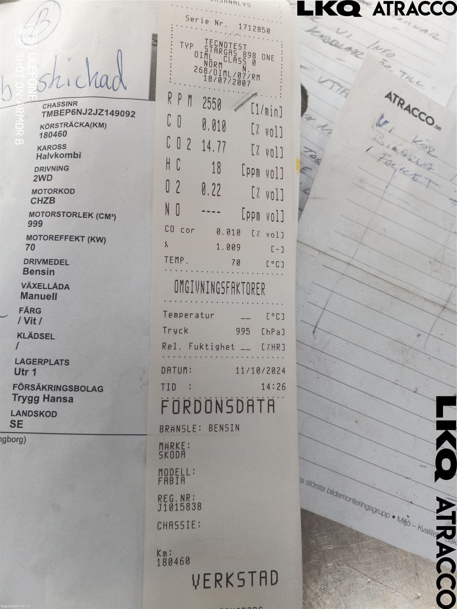 Skoda FABIA 15-21 Motor Bensin