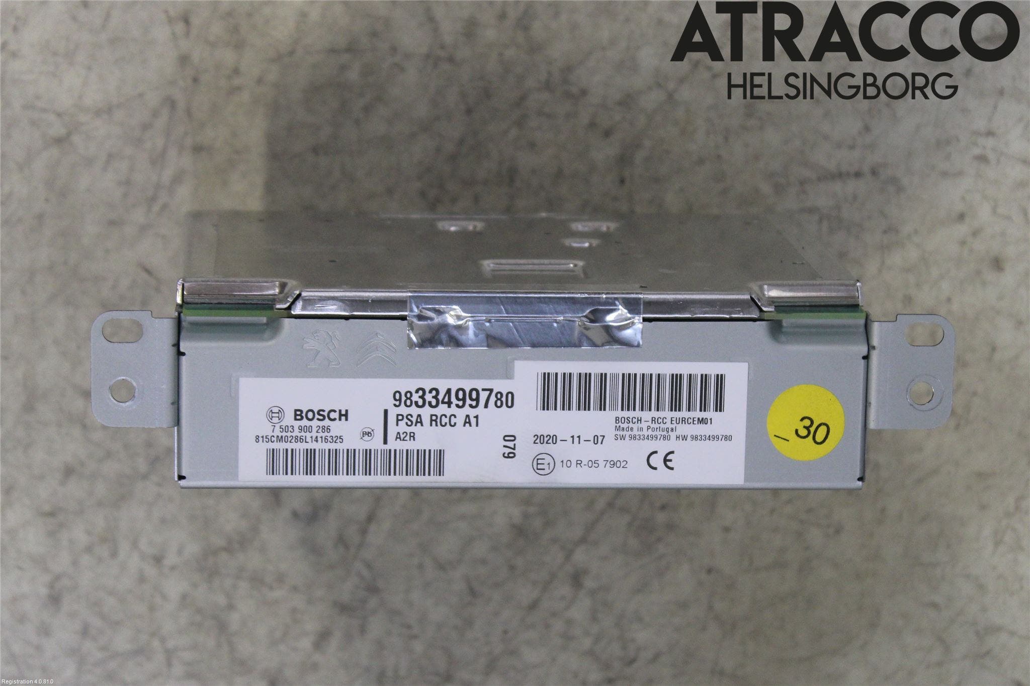 Peugeot 208/E-208 20- Radio