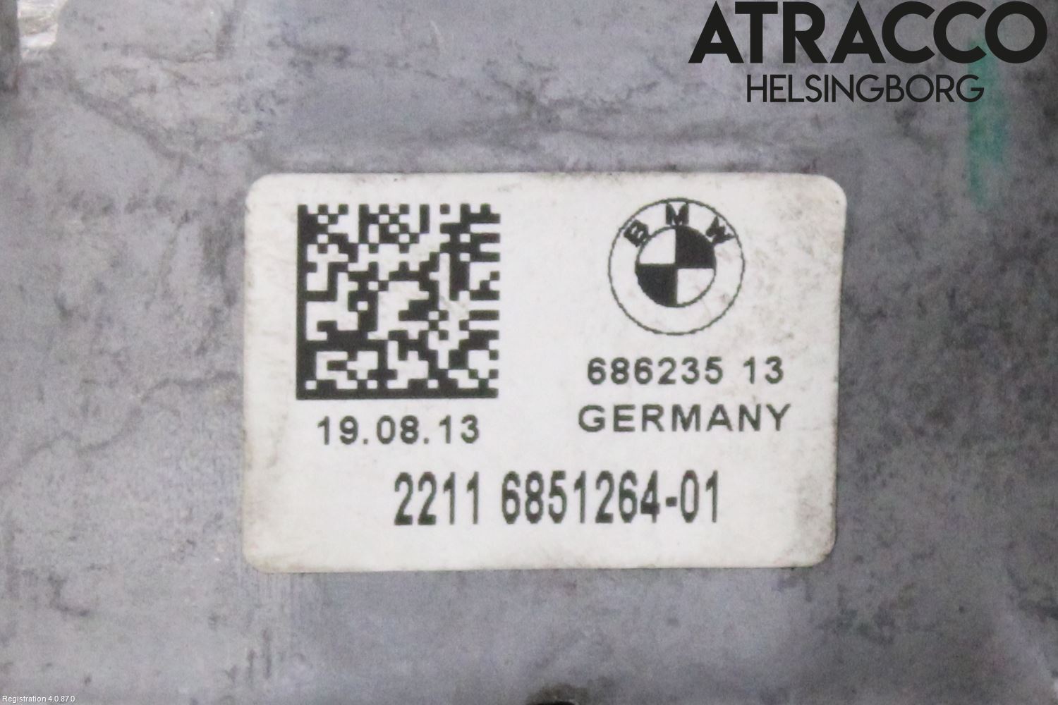 BMW 5 F10/F11/F18 09-17 Motorkudde