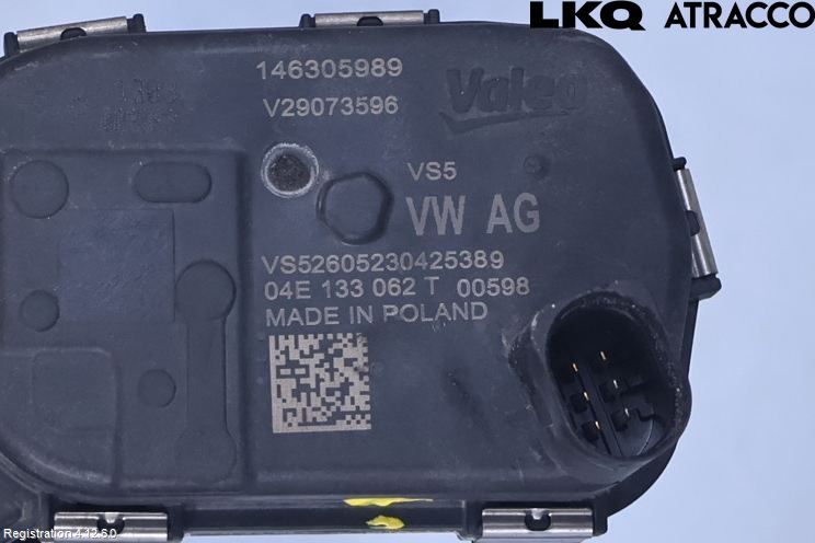 Volkswagen VW GOLF / E-GOLF VIII 20- Injspjällhus