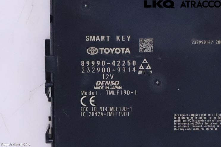 Toyota RAV4 19- Styrenhet Nyckellöst System