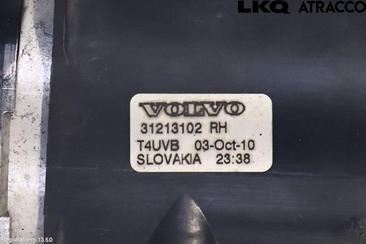 Volvo V70 08-13 Dimljus-Varselljus Fram