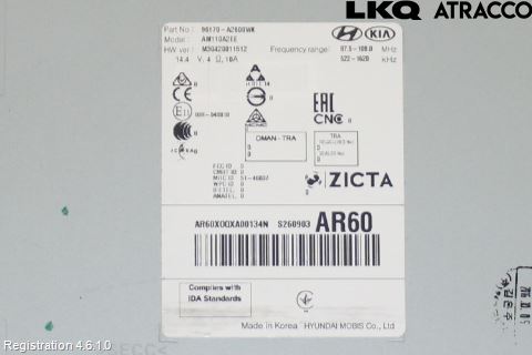 Kia CEED 12-18 Cd Radio - Multimediapanel