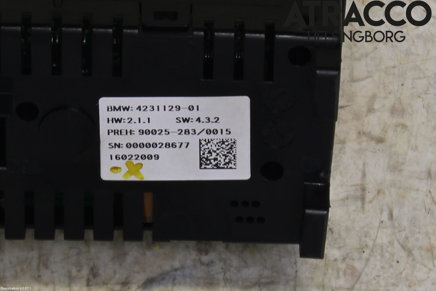 BMW 7 F01/02/03/04 09-15 Ac Styrenhet Ac Manöveren