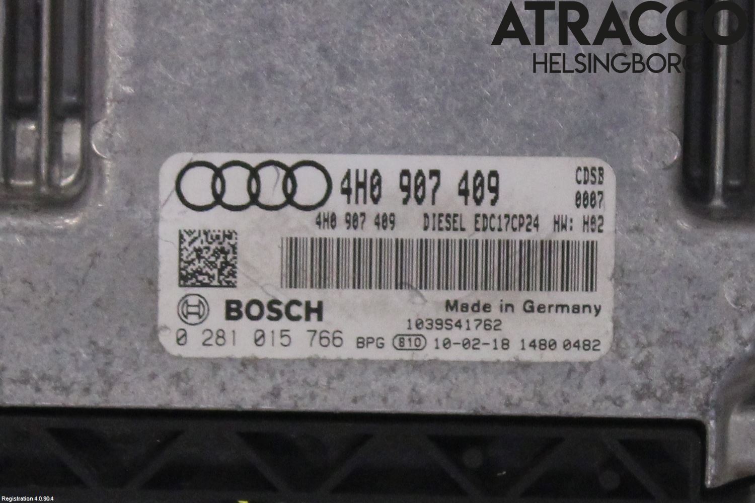 Audi A8/S8 4H 10-17 Styrenhet Inspump Diesel