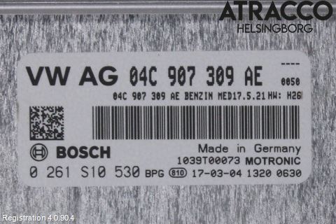 Audi A3/S3 8V 13-20 Styrenhet Insprut Bensin