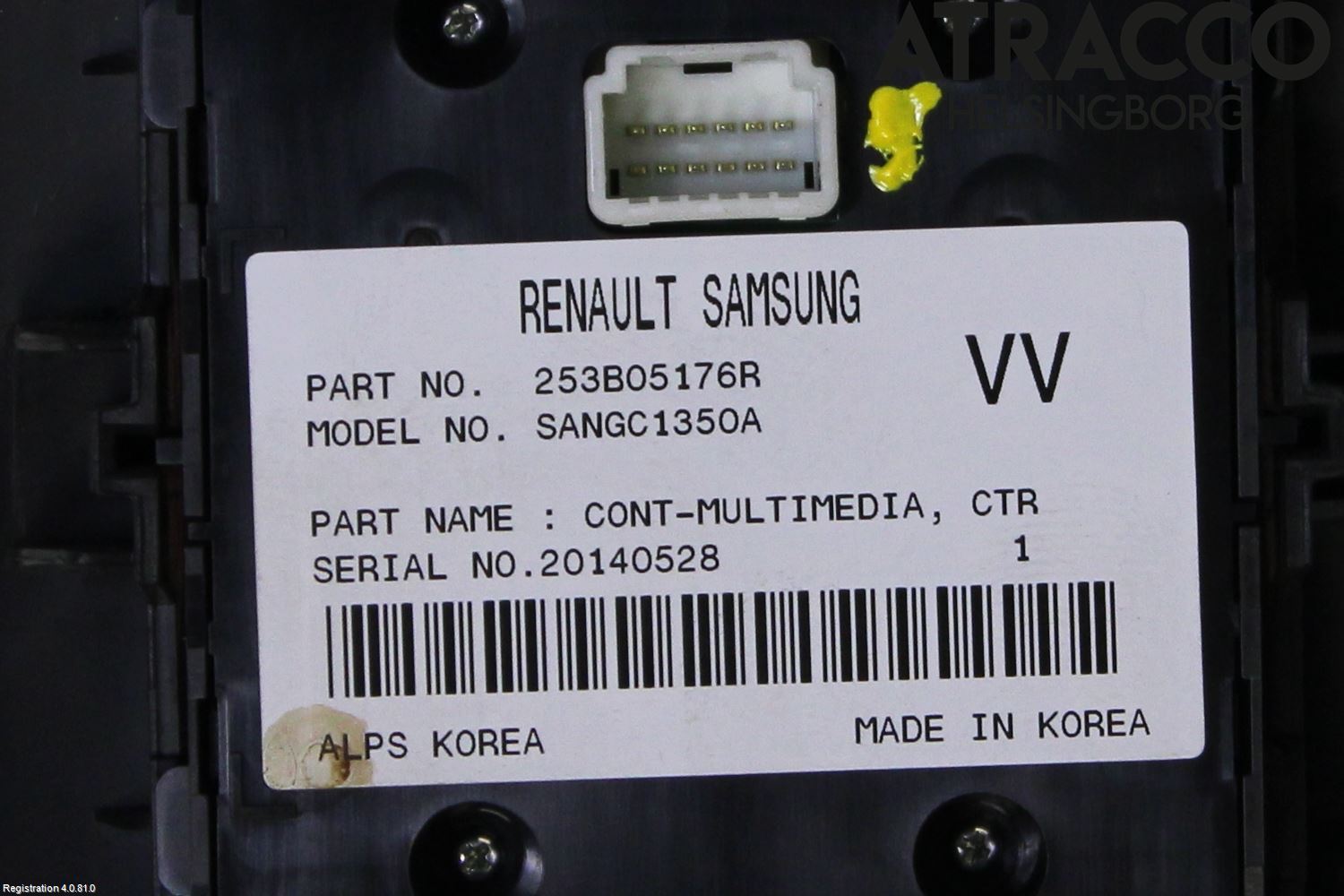 Renault SCÉNIC III / GRAND SCÉNIC 09-16 Strömställare Färddator